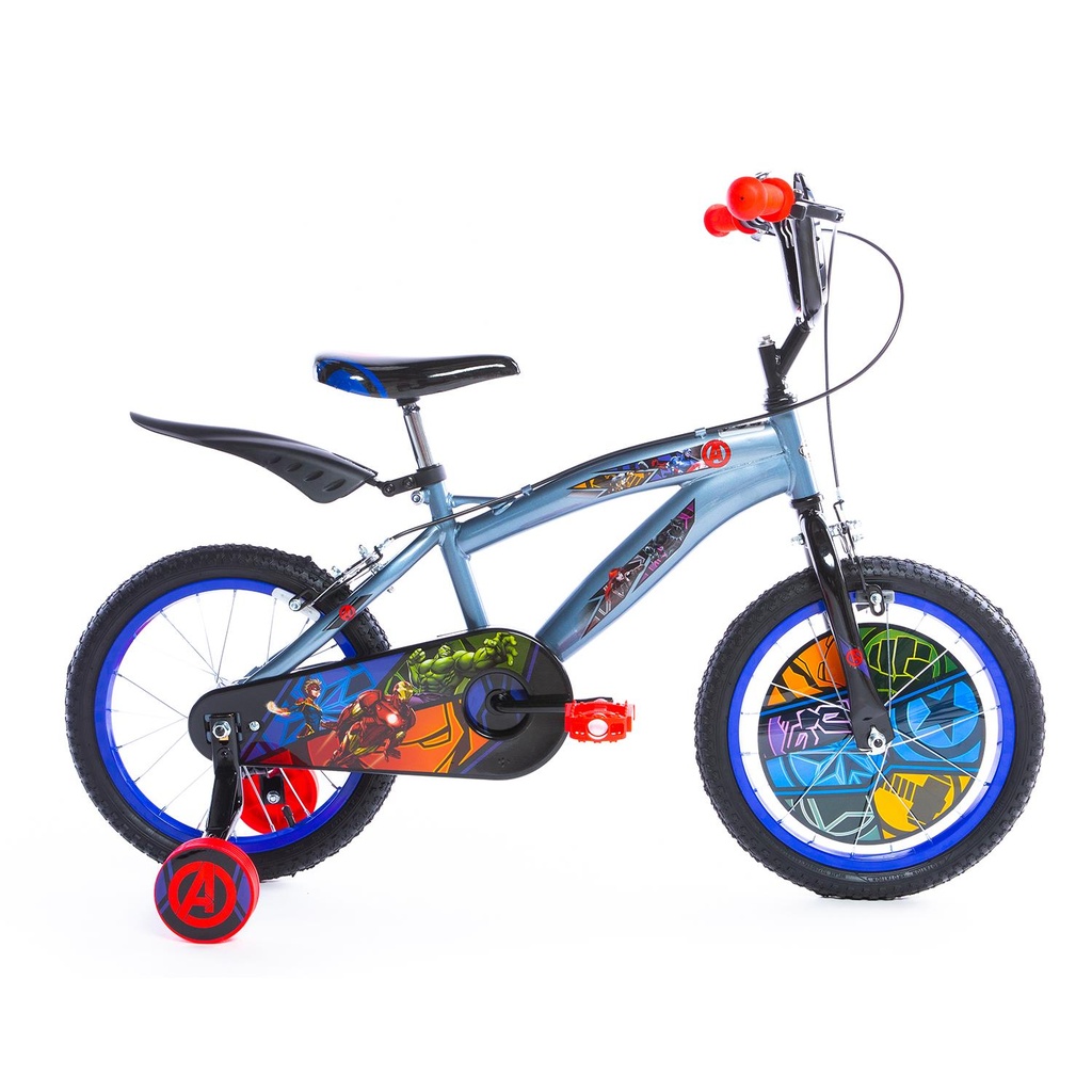Huffy Marvel Avengers 16 inch Kids Bike GREY (5 years)