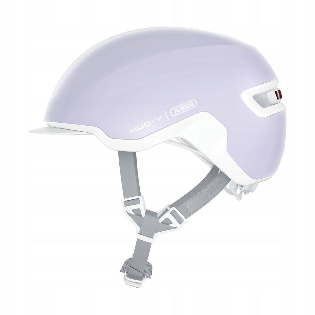 [24112/M] ABUS Hud-Y Pure Urban Bike Helmet in Lavender - Medium (54-58cm) Ladies / Girls