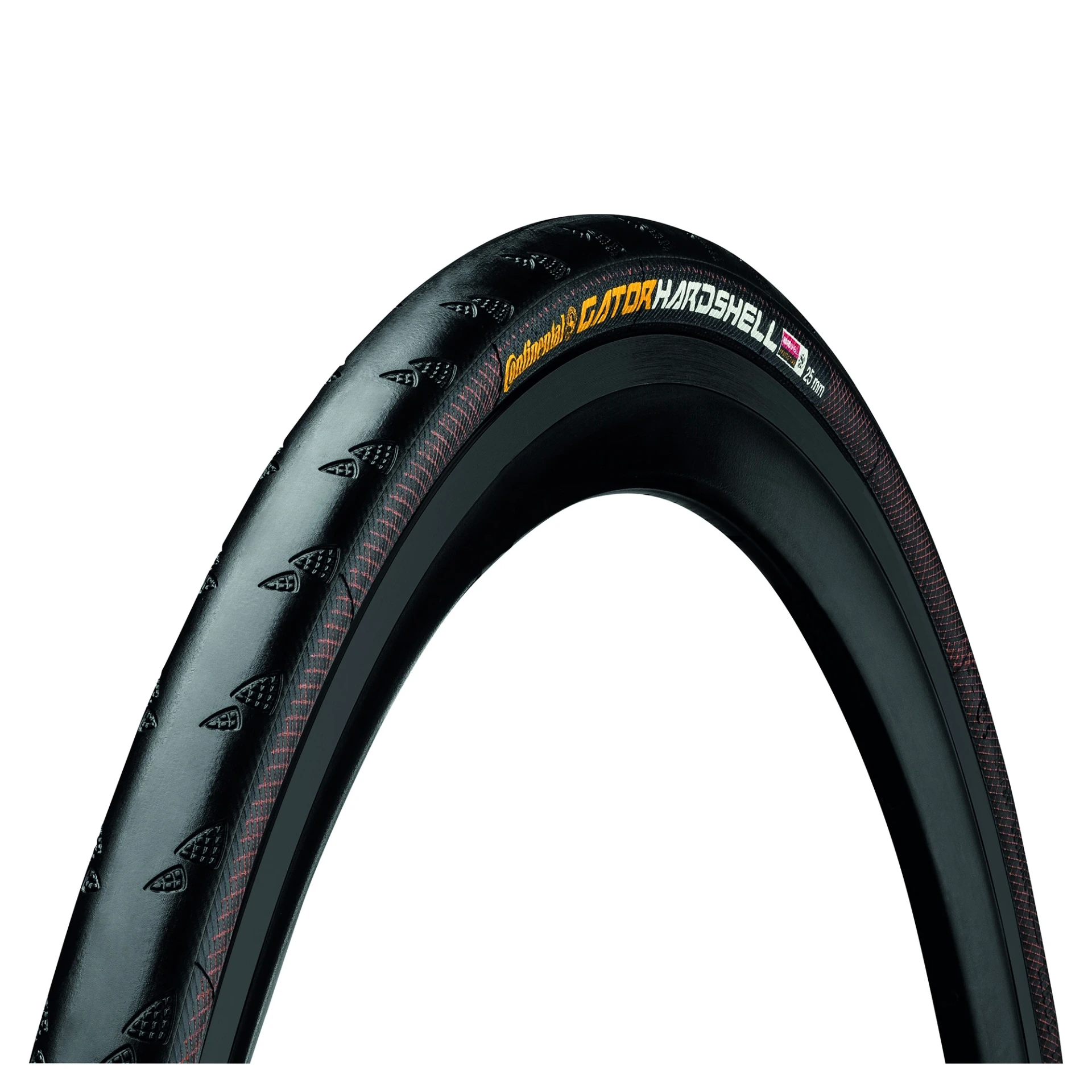 [47665/25] Continental Gatorhardshell Duraskin® Black Tyre (Folding) - 700 x 25mm