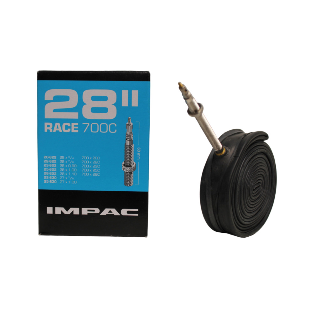 Impac SV28 Race Long - 700c x 20/28mm - inner tube Presta valve (60mm)