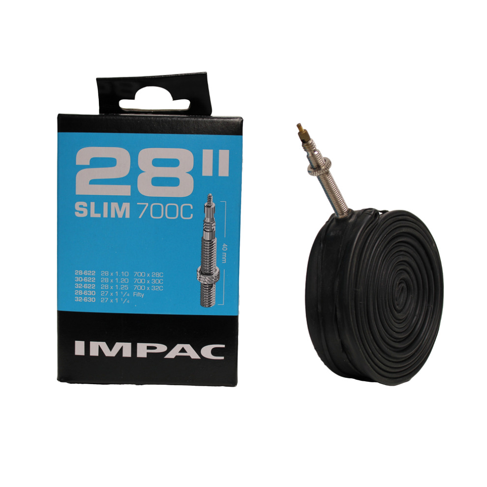 Impac SV28 Slim - 700c x 28/32mm / 27 x 1 1/4" inner tube - Presta Valve