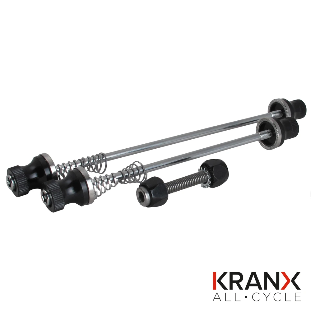 [73029] KranX Allen Key Locking Wheel Skewer Set in Black