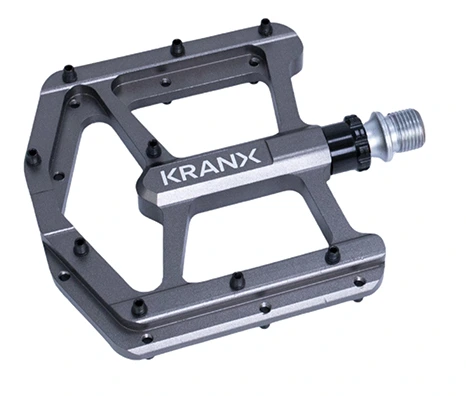 [72010/GY] KranX Trail Luxe Alloy Platform Sealed Bearing Pedals - Grey