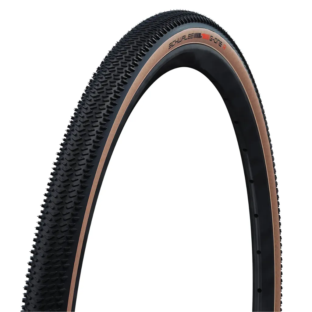 [46728/2717] Schwalbe G-One R Pro Super Race Evo V-Guard TLR Gravel Tyre in Black/Trans 27.5 inch x 1.70