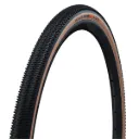 Schwalbe G-One R Pro Super Race Evo V-Guard TLR Gravel Tyre in Black/Trans 27.5 inch x 1.70