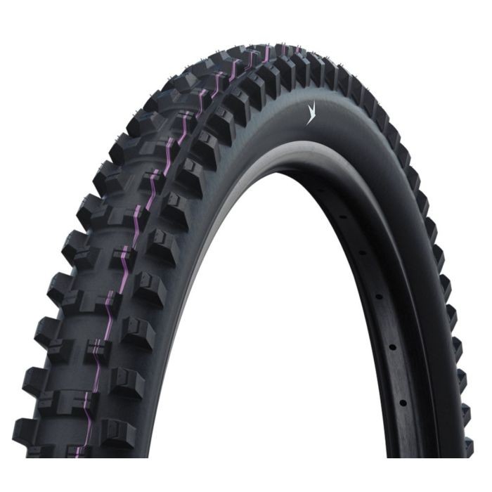 [46707/27250] Schwalbe Shredda Radial Gravity Pro Ultra Soft MTB Tyre in Black Rear - 27.5 inch x 2.50