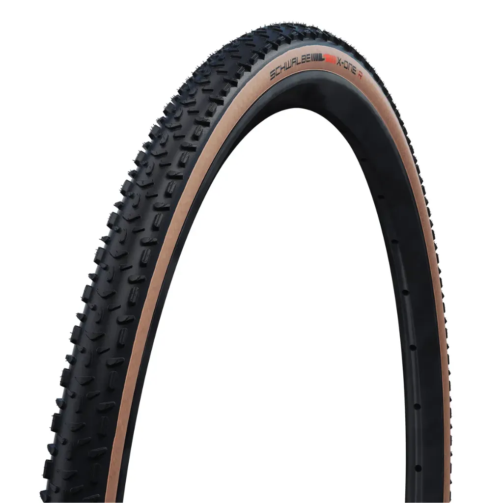 [47114/33] Schwalbe X-One R Super Race V-Guard TLE Gravel/Cross Tyre in Black/Trans 700 x 33mm