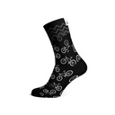 Sox Footwear Bikes Mono-Chrome Premium Crew Socks - Medium UK 4-7