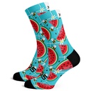Sox Footwear Fruity Bright & Fun Premium Crew Socks - Medium UK 4-8