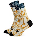 Sox Footwear Giraffe Animals Premium Crew Socks - Small UK 12-3