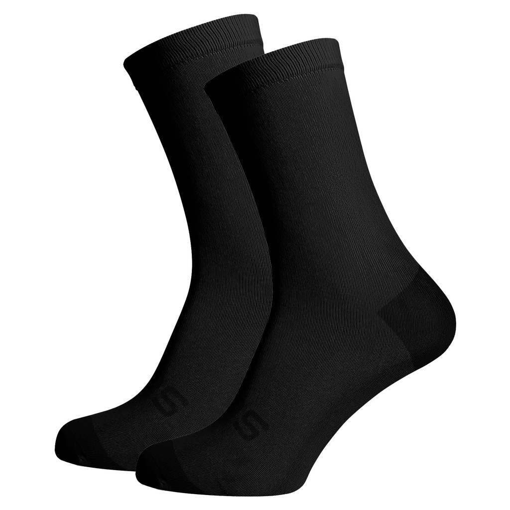 Sox Footwear Solid Black Premium Crew Socks - Small UK 12-3