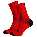 Sox Footwear Solid Red Premium Crew Socks - Medium UK 4-7