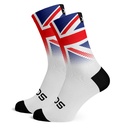 Sox Footwear United Kingdom Flag White Premium Crew Socks - Medium UK 4-8