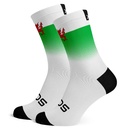 Sox Footwear Wales Flag White Premium Crew Socks - Medium UK 4-8