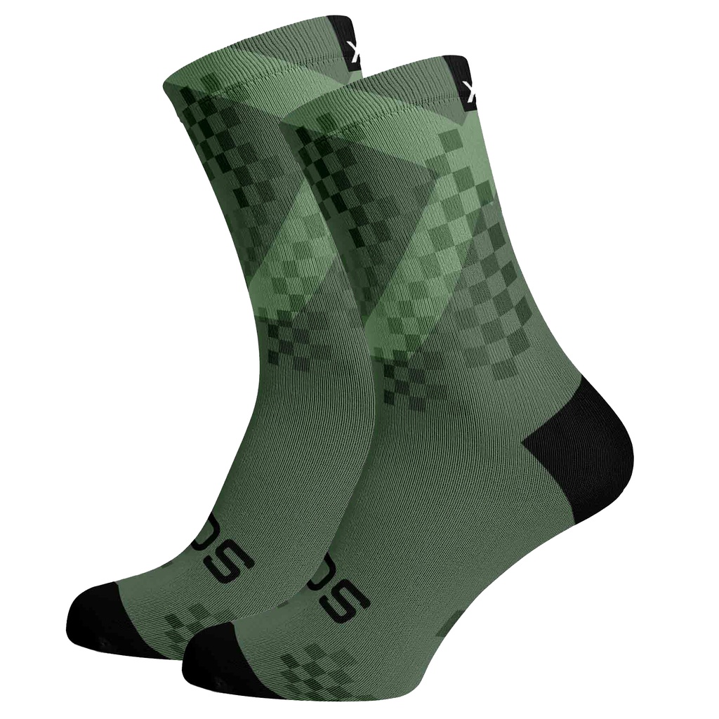 Sox Footwear X Olive Colours Premium Crew Socks - Small UK 12-3
