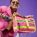 Neon Handlebar Bag Pink