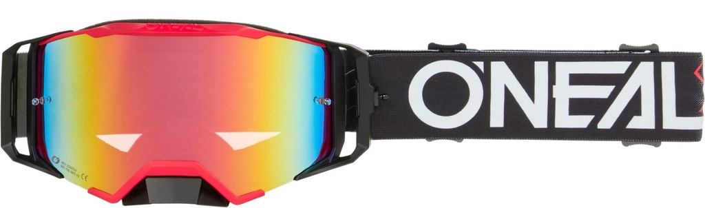 B-33 Goggle HEXA black/red - Radium Red