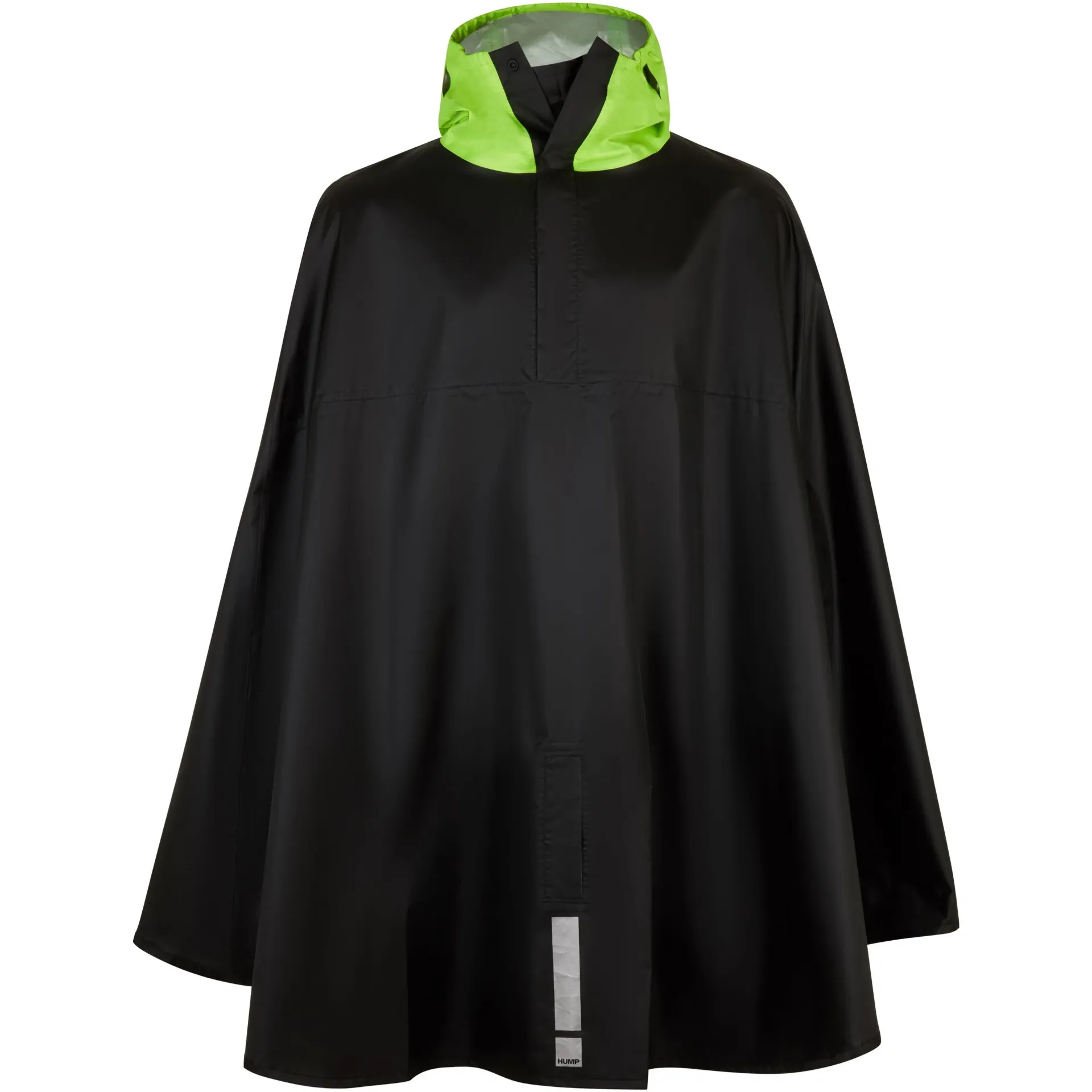 HUMP Reflective Waterproof Poncho - Black