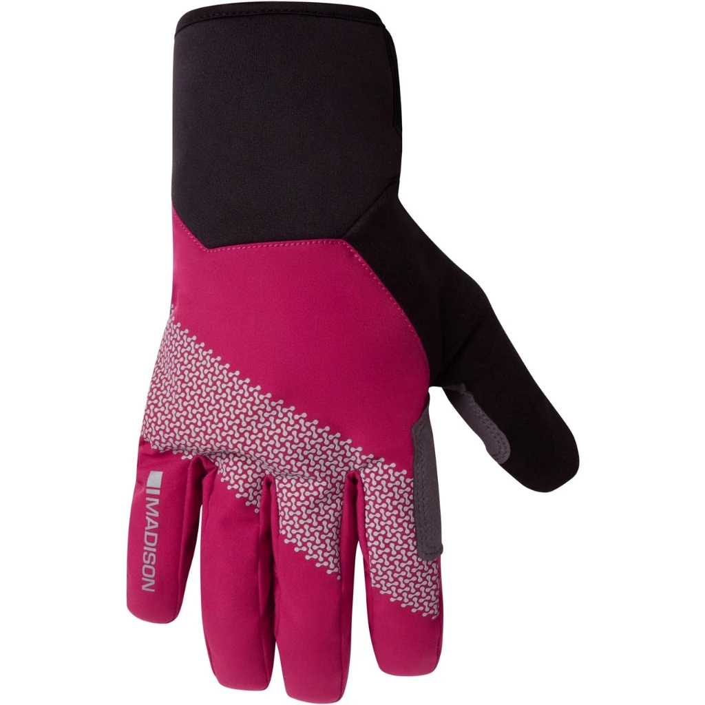 [MCL25W5733] Stellar Reflective Waterproof Thermal Gloves, magenta pink - small