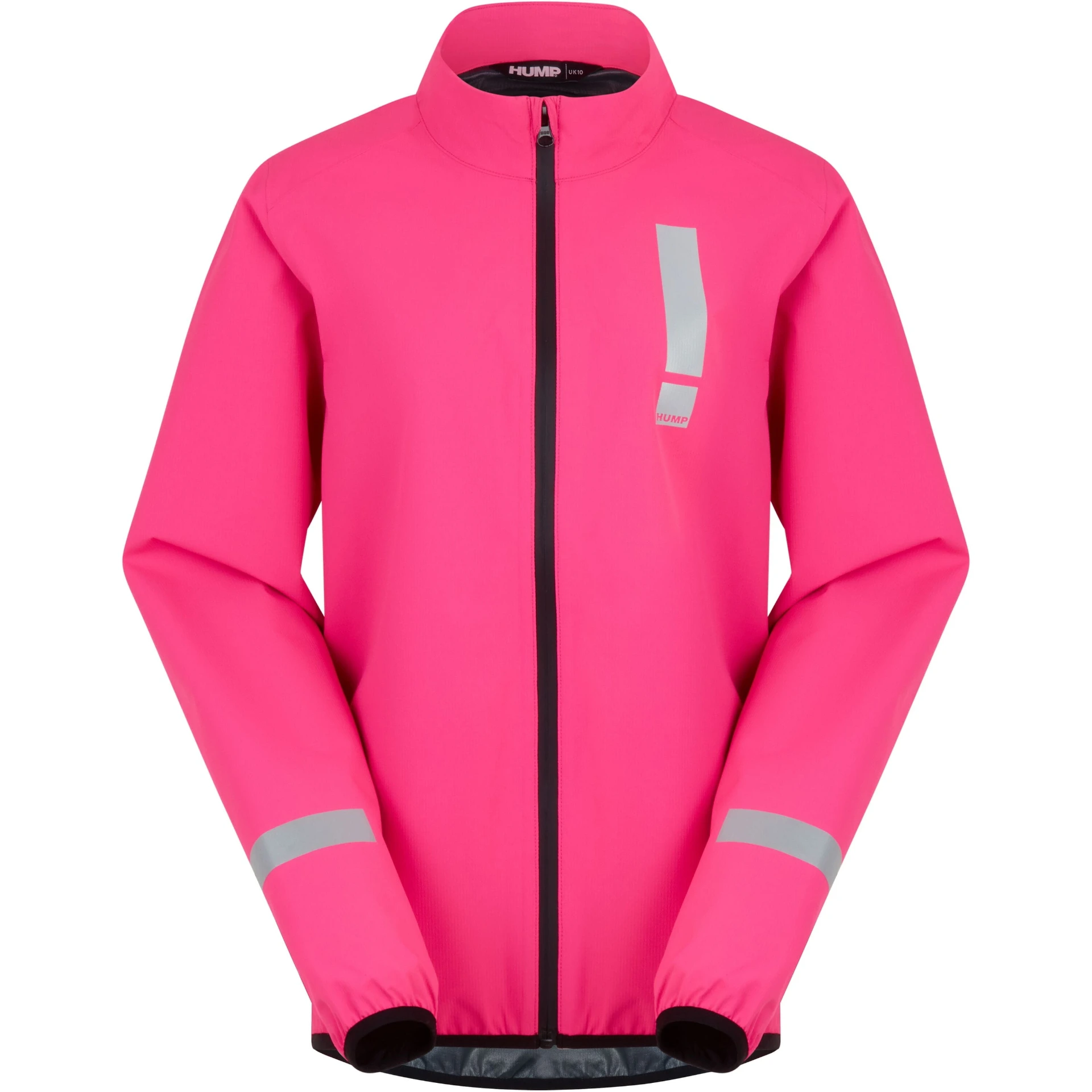 [HUM24W0513] Women's Reflect Waterproof Jacket - Hi-Viz Pink - Size 8 HUMP