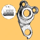 Derailleur Gear Hanger GH-088 direct mount thru axle (M12 1.5) replace or spare