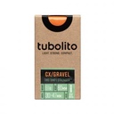 Tubolito Tubo CX/Gravel 60mm Presta Valve in Orange 700C 29 27.5 inch 32-50mm