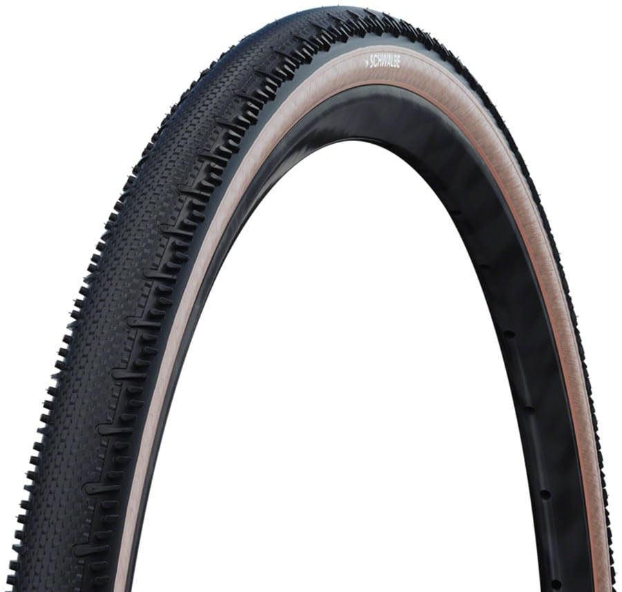 Schwalbe G-One RS Pro Super Race Evo V-Guard TLR Gravel Tyre in Black/Trans 700 x 40mm (Tubeless Ready)
