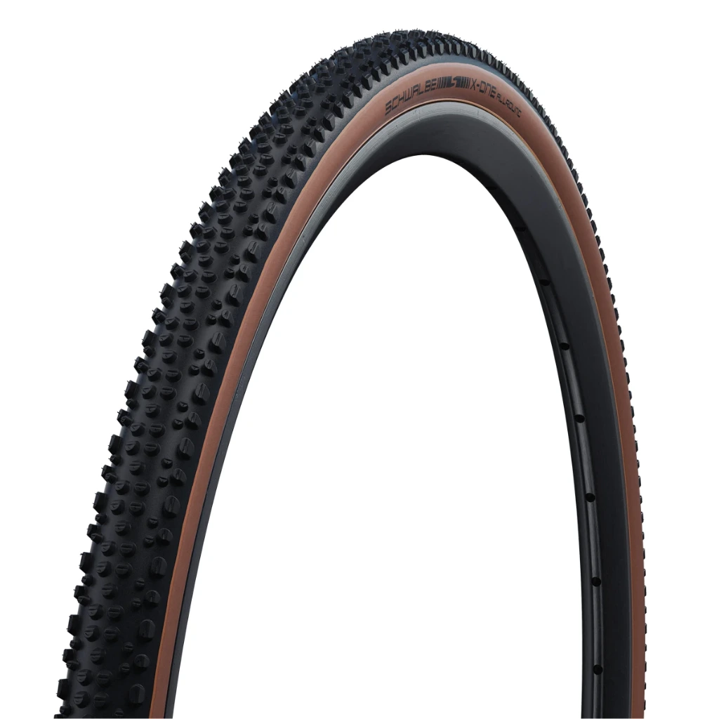 Schwalbe X-One Allround RaceGuard TLE Gravel/Cross Tyre in Bronze 700 x 33mm Folding (Tubeless Ready)