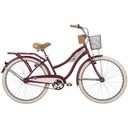 Huffy Deluxe Cruiser 26 inch Bike DARK BERRY