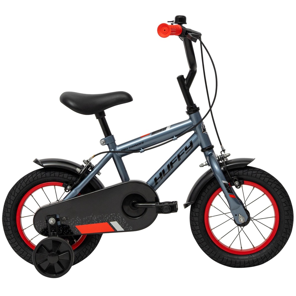 Huffy Pro Thunder 12 inch Kids Bike CHARCOAL GREY