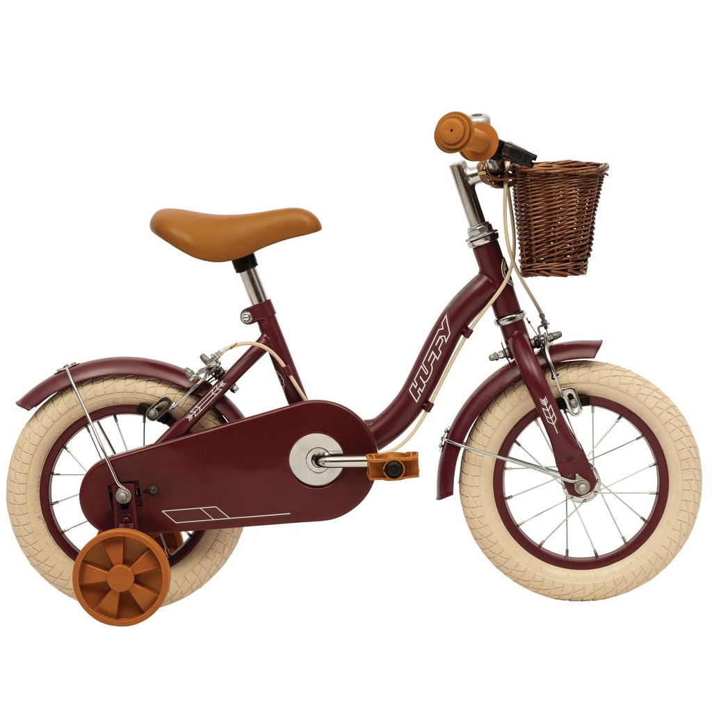 Huffy Vintage 12 inch Kids Bike MATTE BURGUNDY
