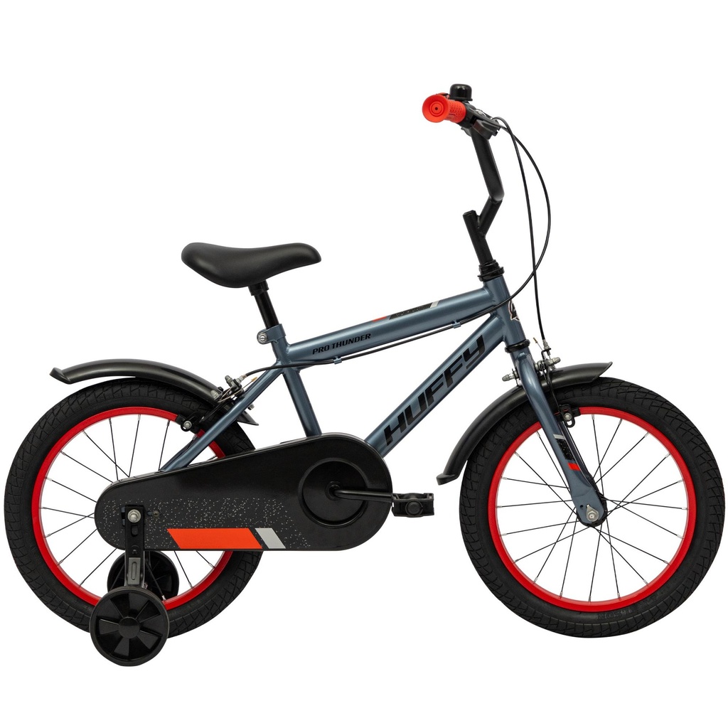 Huffy Pro Thunder 16 inch Kids Bike CHARCOAL GREY 