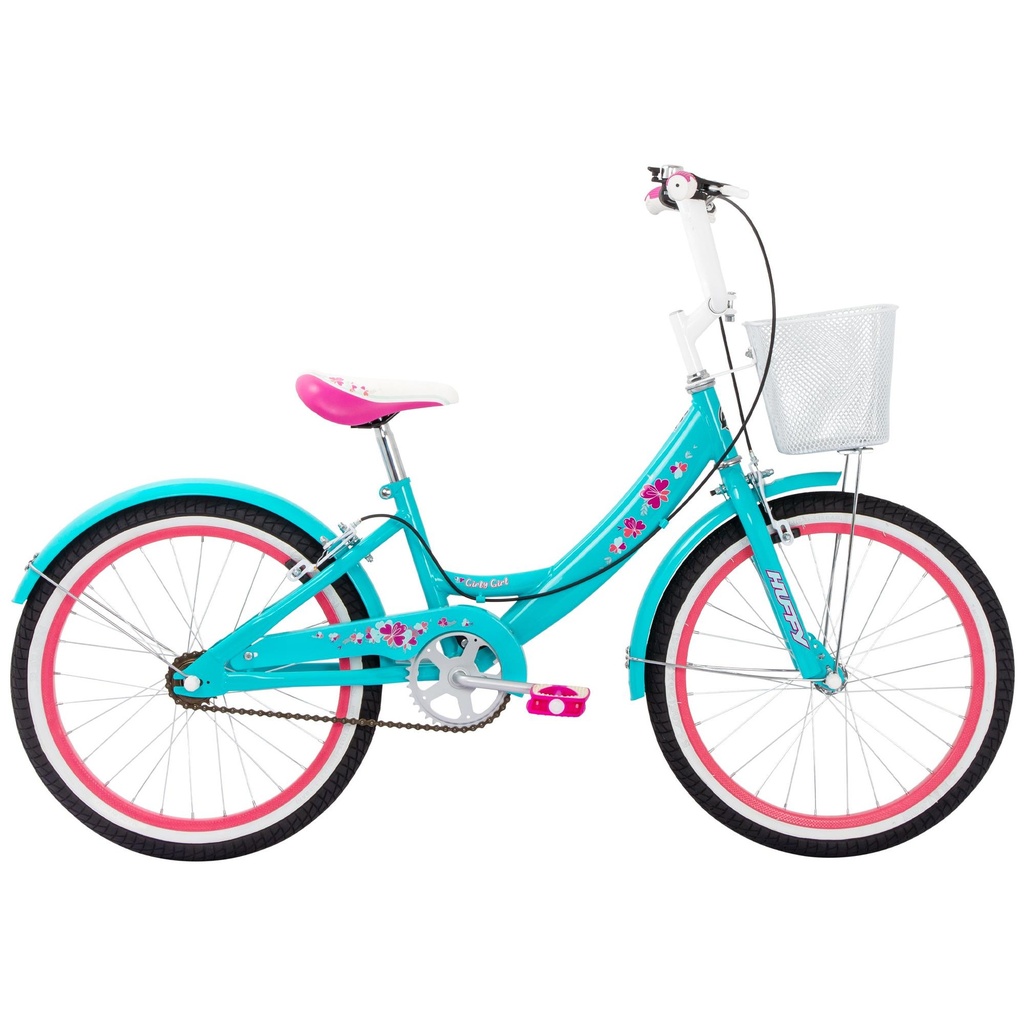 Huffy Girly Girl 20 inch Kids Bike AQUA BLUE