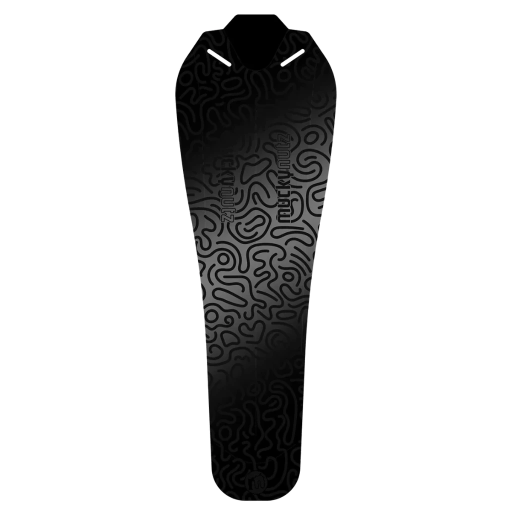 Mucky Nuts Junior Rear Mudguard Fender Small in Doodle Black