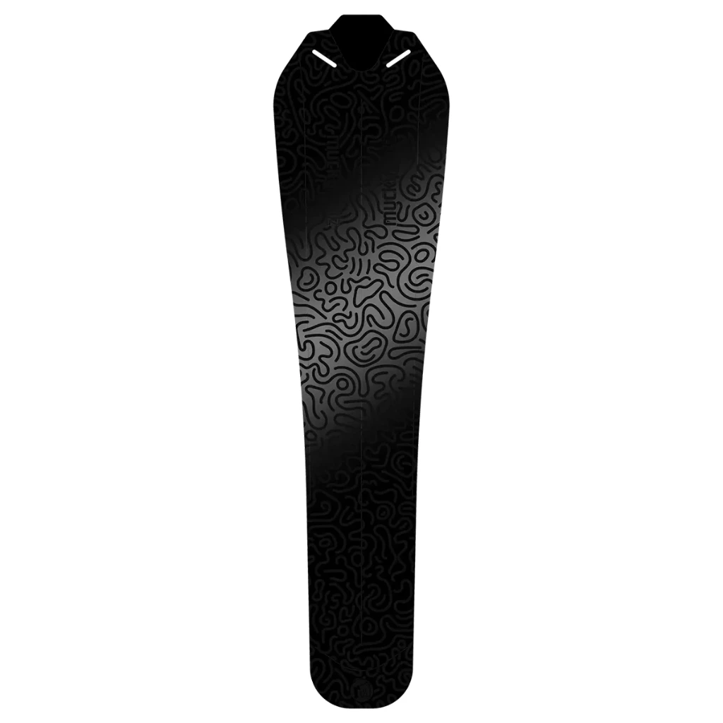 Mucky Nutz Junior Rear Mudguard Fender Large in Doodle Black