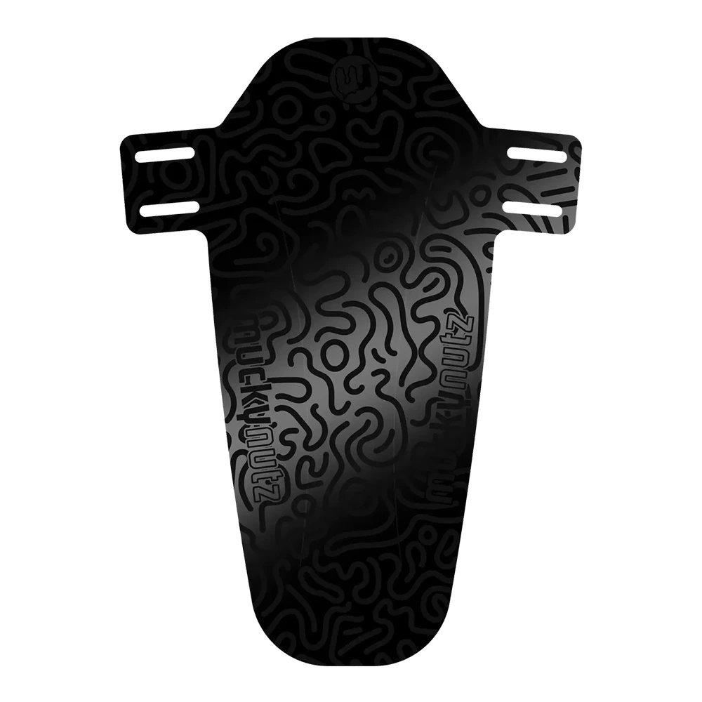 Mucky Nutz Junior Front Face Fender Mudguard Large in Doodle Black