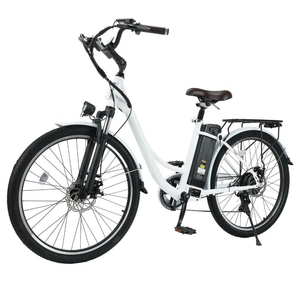 U2 Foldable Electric Bike 500W White