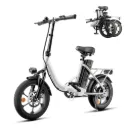 U4 Low Step Through Foldable Electric Bike White