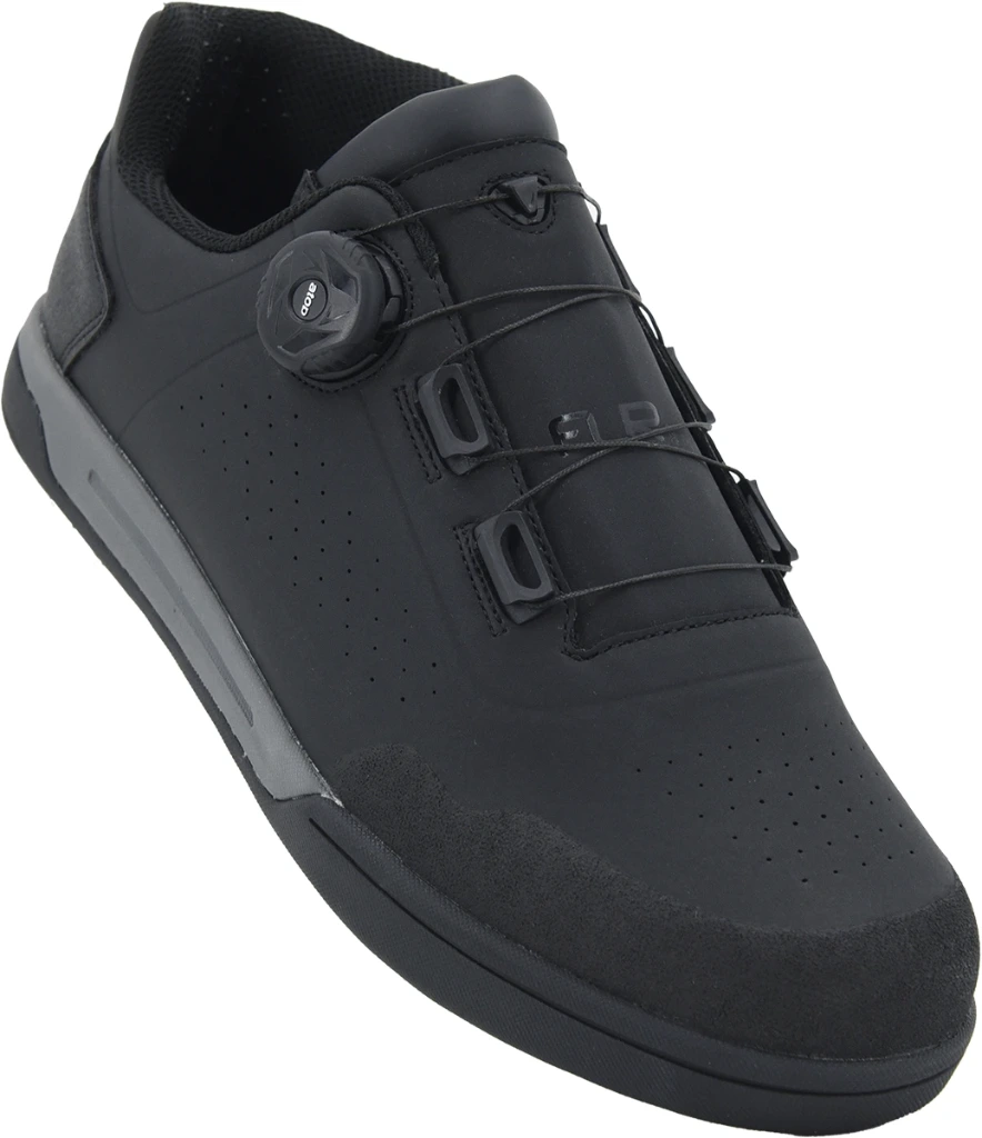FLR Congo Pro Leather Flat Line Dial Shoes in Black Size 10.5 UK 45 EU