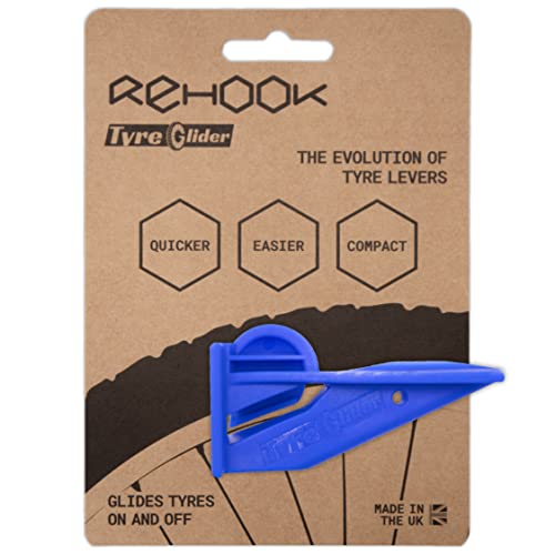 Tyre Glider - a Strong Portable Bicycle Tyre Replacement and Bike Tire Remover Tool - No More Tyre Levers or Tyre