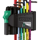 Wera TX Multicolor L-Key Set for Tamper-Proof Torx Screws 9 piece
