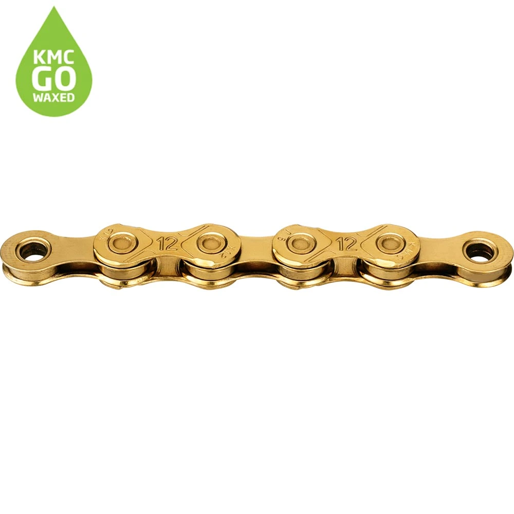 X12 Ti-N Gold Pre-Waxed 12 Speed Bike Chain 126 Links