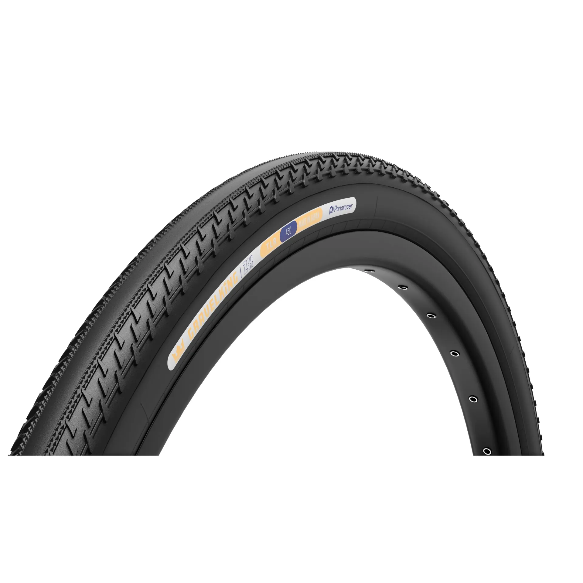 Panaracer GravelKing ZX TLR Gravel Tyre 700c X 45 Black