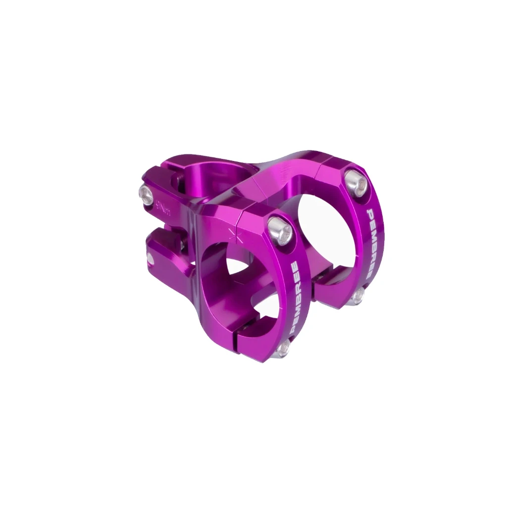 PEMBREE GCS Handlebar Purple Stem for 35mm Forks 31.8 Handlebars