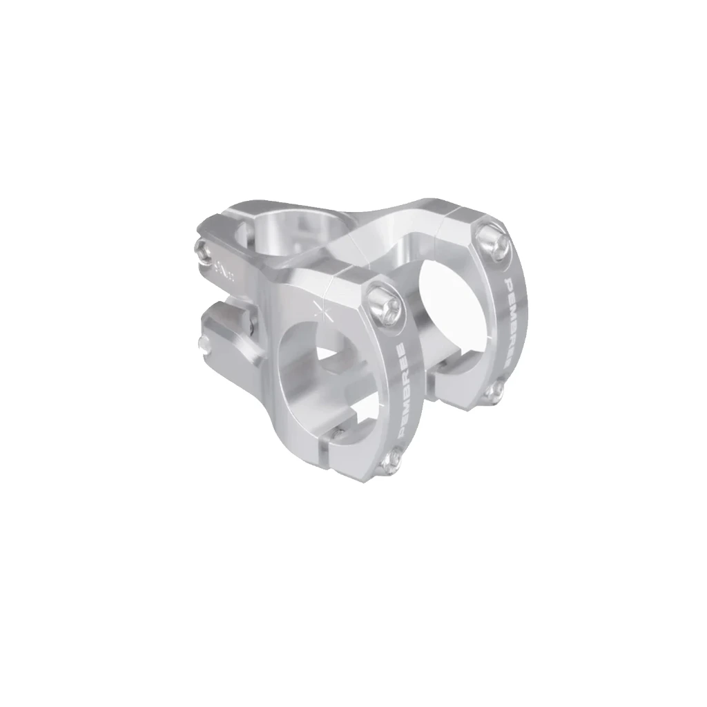 PEMBREE GCS Handlebar Silver Stem for 35mm Forks 31.8 Handlebars