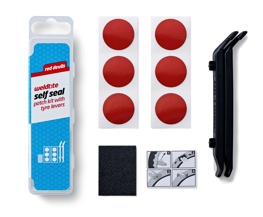 Weldtite Self Seal Patch Kit with Tyre Levers