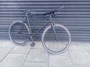 Black Fixie Bike Flip Flop Wheel