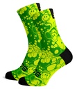 Sox Footwear Neon Slide Yellow Premium Crew Socks 8-12