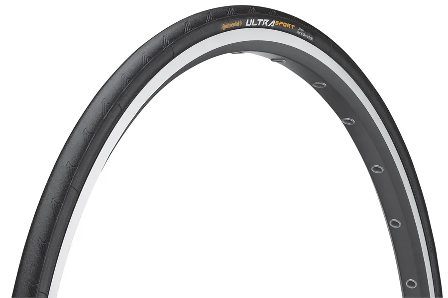 [TYC50457] Continental Ultra Sport III 700X25C Tyre - Foldable PureGrip Compound BLACK