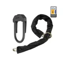 Hiplok DXXL D-Lock & Chain Combo BLACK